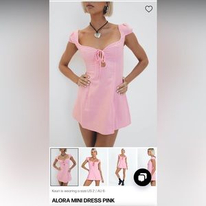 Princess Polly ALORA MINI DRESS PINK
